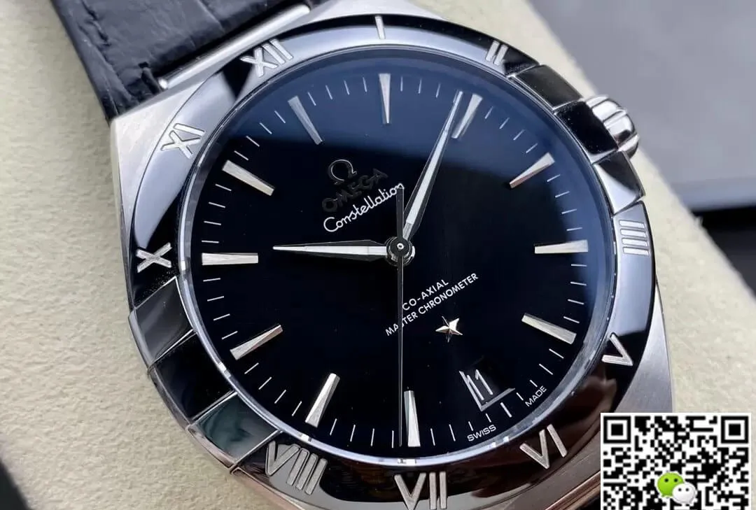 SBF Omega Constellation 131.33.41.21.01.001 VS Factory 1:1 Best Edition Replica Watch Black Strap